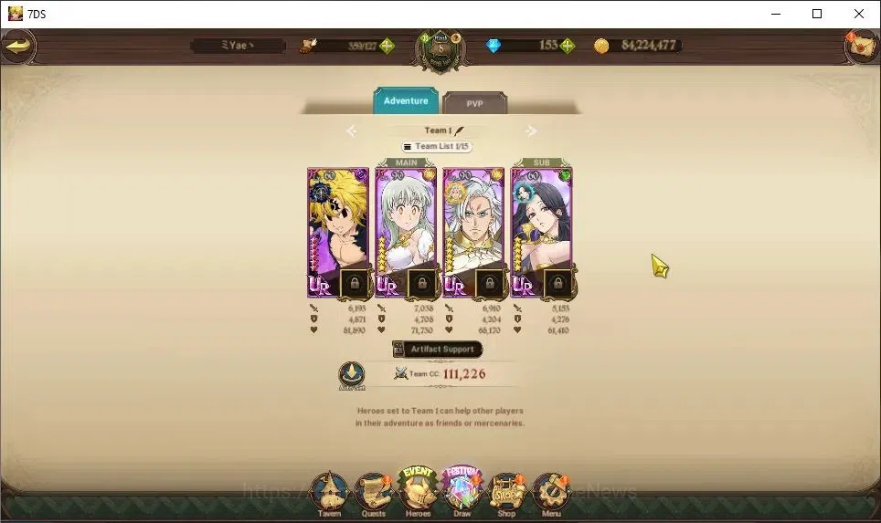 The Seven Deadly Sins: Grand Cross Accounts Global|1,2M CC|153 DM+30 LS|1 LR+6 UR|Elizabeth,N  image 5
