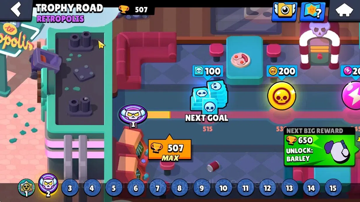Brawl Stars Accounts 507 Trophy|17 Brawlers 2 Max Lvl|2 Legend 1 Myth|1 Epic Skins [Doctor Edgar]|CN On|TakeMail|BRS1047 4