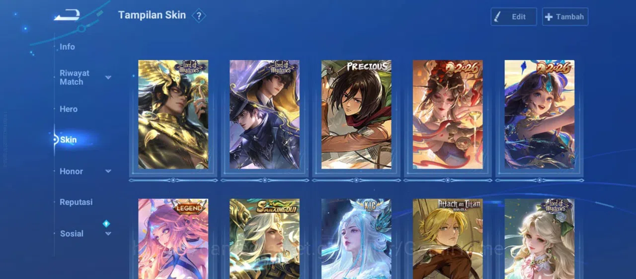 Honor of Kings Accounts Others VIP 4 / 114 SKINS | 3 LOTM: Yuan Ge + Augran + Si | Lny 2026: DiaoChan + Dolia | AOT: Mikasa 1