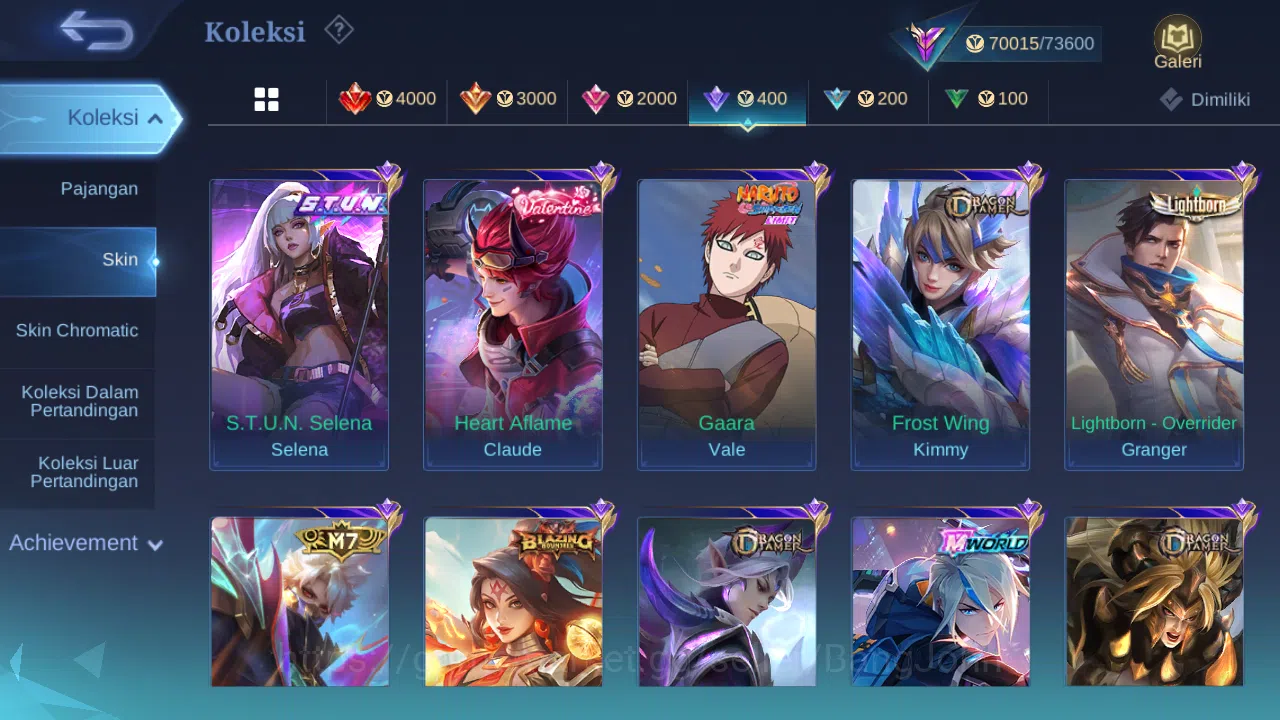 Mobile Legends: Bang Bang Accounts Hero 131 | skin 294 | kof karina | prime granger | image 15