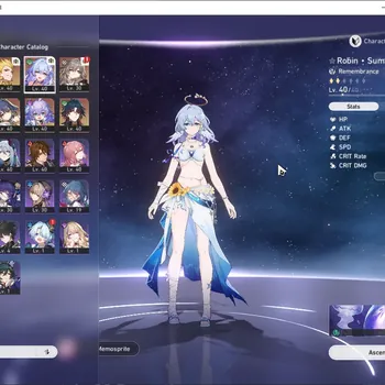 Honkai Star Rail Accounts Others Asia|TL 29|6 Limited| Robin Summeretto,Saber,Robin,Yunli,Gilgamesh,Blade +2 STD Char|Rate