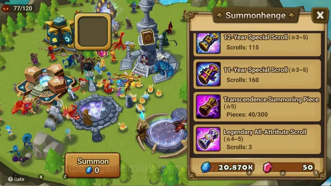 Summoners War: Sky Arena Accounts GLOBAL | NB 5 TESHAR,Starter Gacha 115 12Y+160 11Y image 3