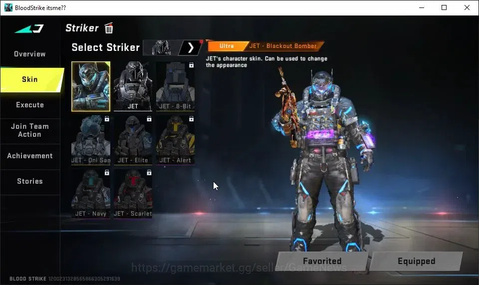 Blood Strike Accounts ASIA|ETERNAL DEagle-Scorpius|7 ULTRA[JET,UMP45,AUG image 3
