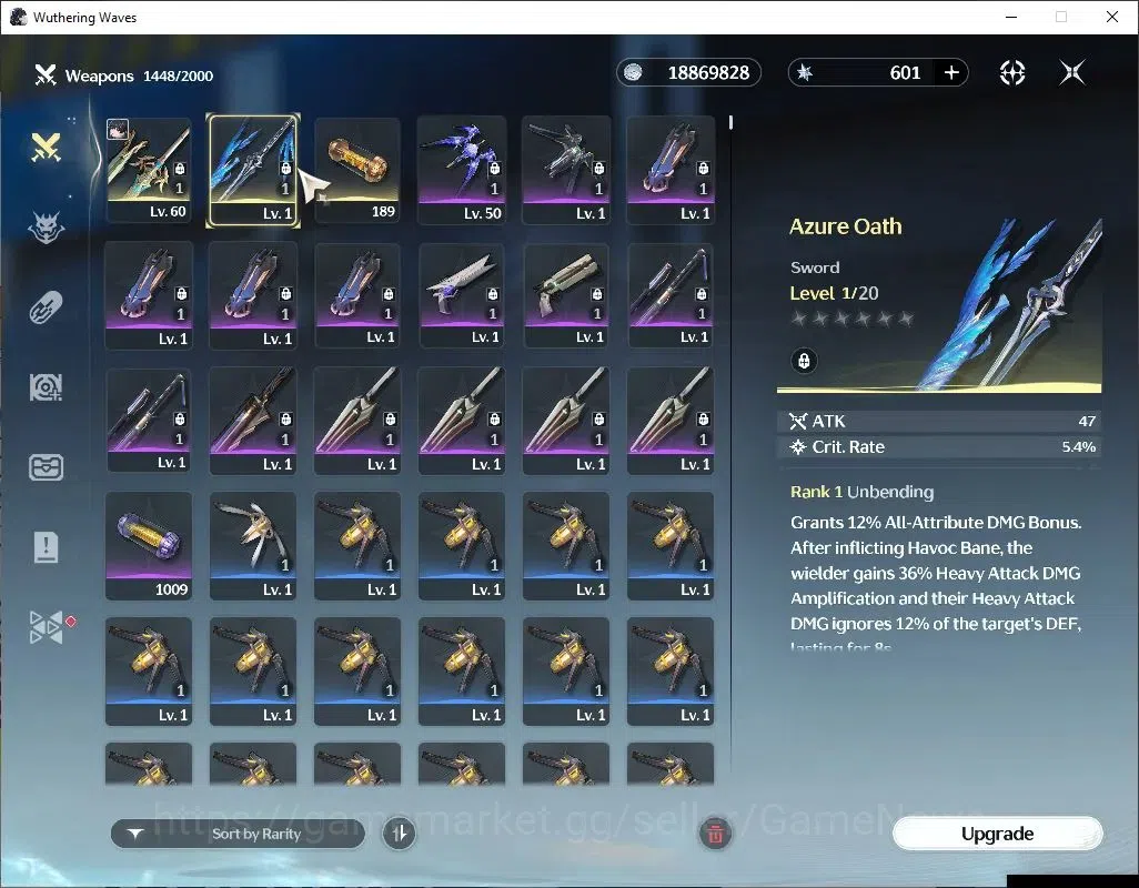 Wuthering Waves Accounts Others SEA|UL 49|2 Limited|Yangyang: Xuanling RC 5+Signature, Rebecca|140 Coral,150 Lstr|Rate ON|DB 5