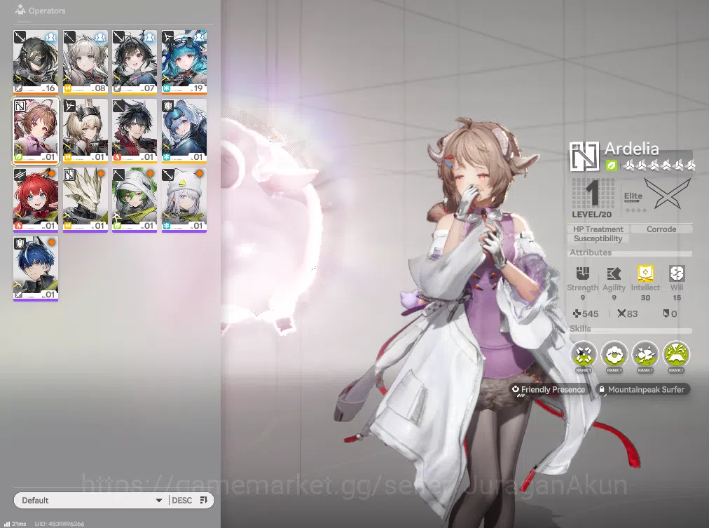 Arknights: Endfield Accounts Asia LVL 2 | Fresh Starter + 2 Meta SSR (Last Rite + Ardelia) + 5 SR Character |Skip Tutorial 6