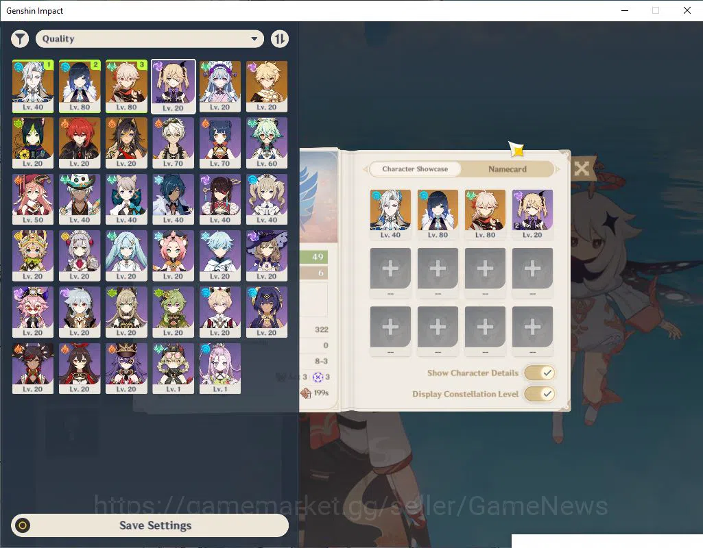 Genshin Impact Accounts Mid Game ASIA|AR 49|3 Limited || Neuvillette,Kaedahara Kazuha,Yelan | Low Explore Maps|MC Male|Take 2