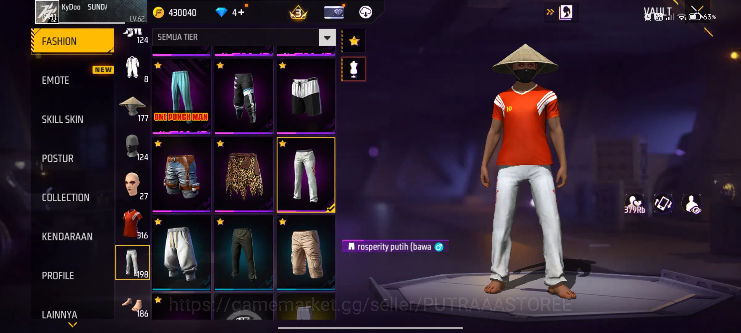 Free Fire Accounts Indonesia | M1887 mamba | scar cupid | katana spir image 10