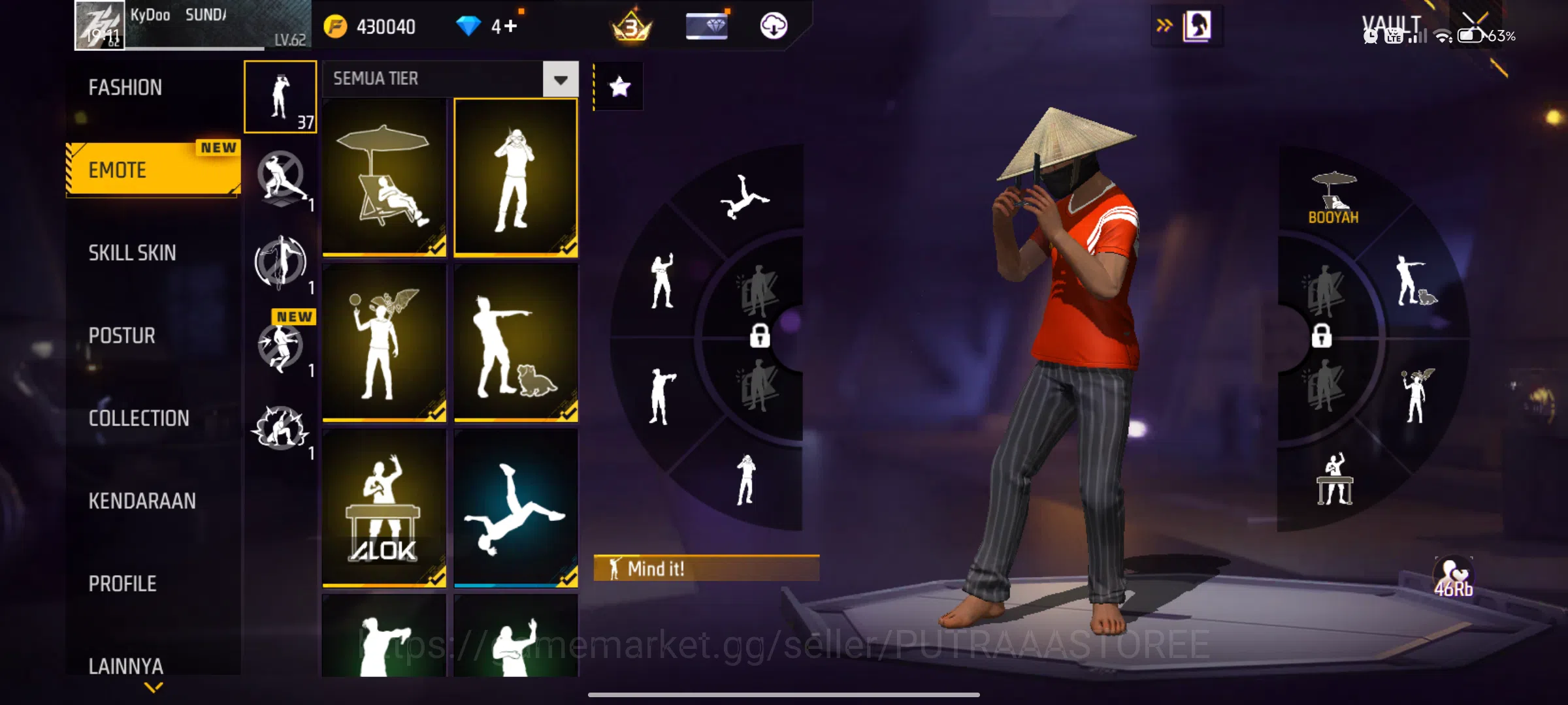 Free Fire Accounts Indonesia | M1887 mamba | scar cupid | katana spir image 11