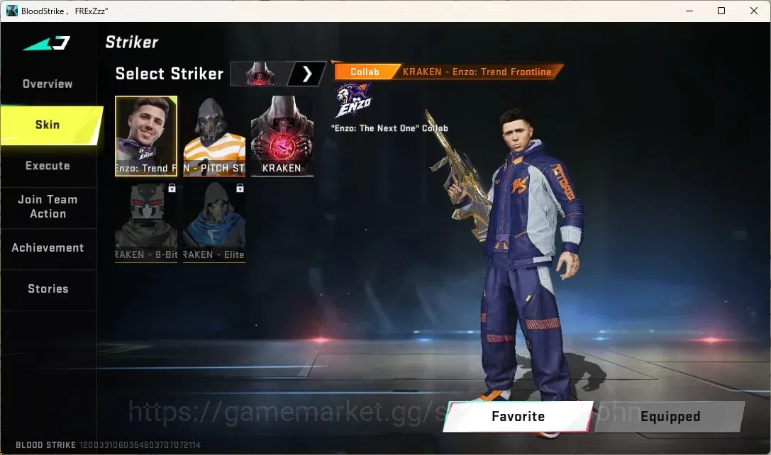Blood Strike Accounts Others ASIA | 1 ETERNAL GUN: AUG-Empyrean|1 Ultra Gun|1 Limited Gun|120 Eternal Upgrade Point|5 Ultra 9