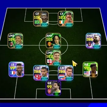 eFootball Accounts Legends & Iconic Players Android|Epic Pele,Francesko Totti,Didier Drogba,Ronaldinho Gaucho,Steven