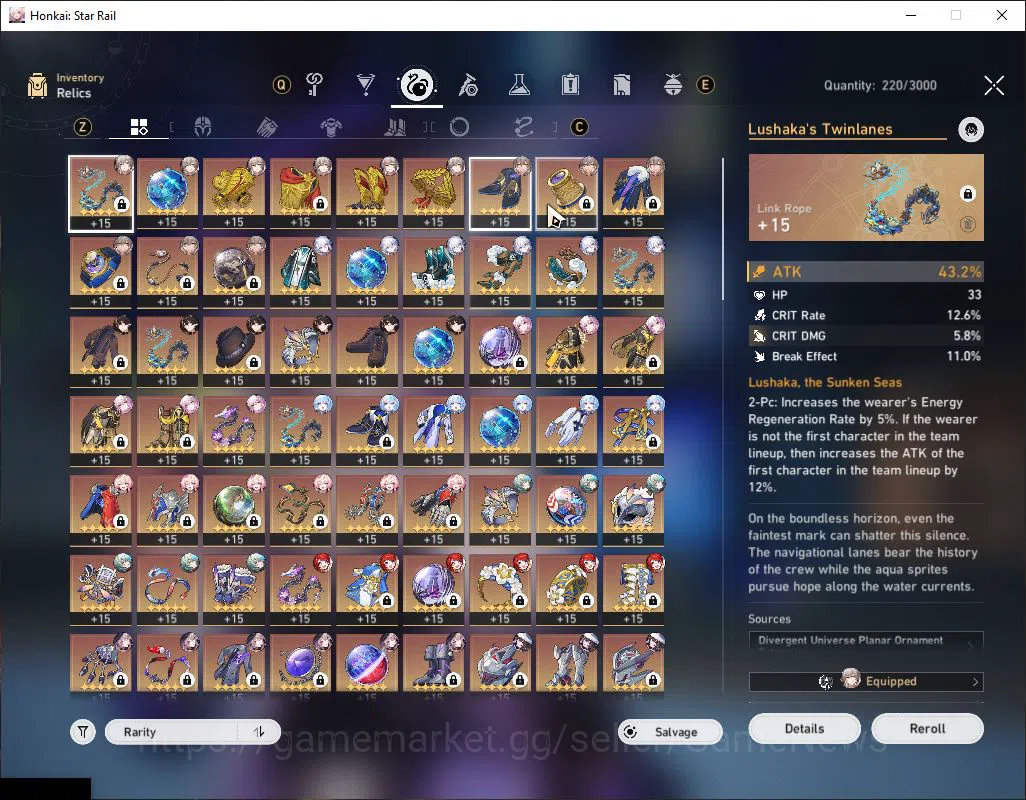 Honkai Star Rail Accounts Asia|TL 70|13 Limited|[Evernight,Hyacine,Firefly,A image 6