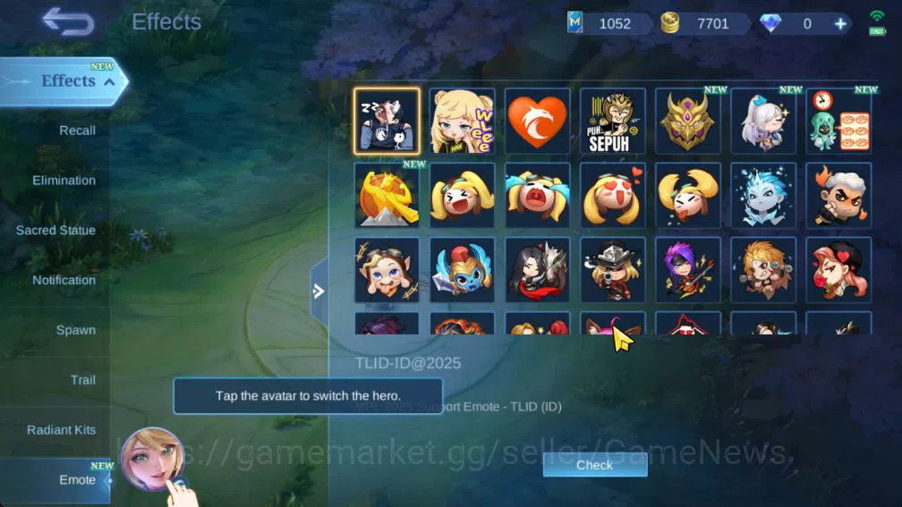 Mobile Legends: Bang Bang Accounts Hero 105|Skin 237|Granger Prime,Star Haya,LBox Zio image 17