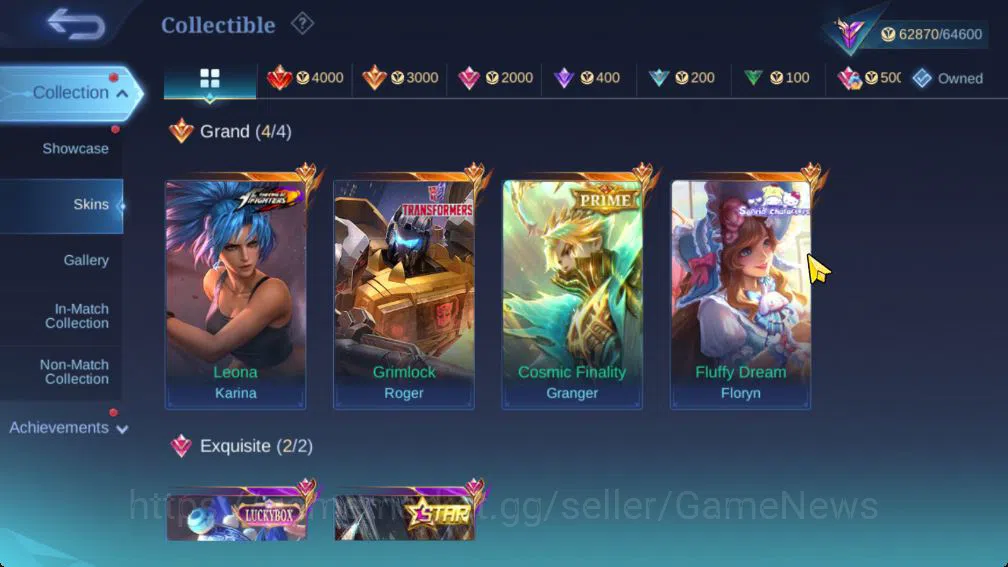 Mobile Legends: Bang Bang Accounts Hero 105|Skin 237|Granger Prime,Star Haya,LBox Zio image 6