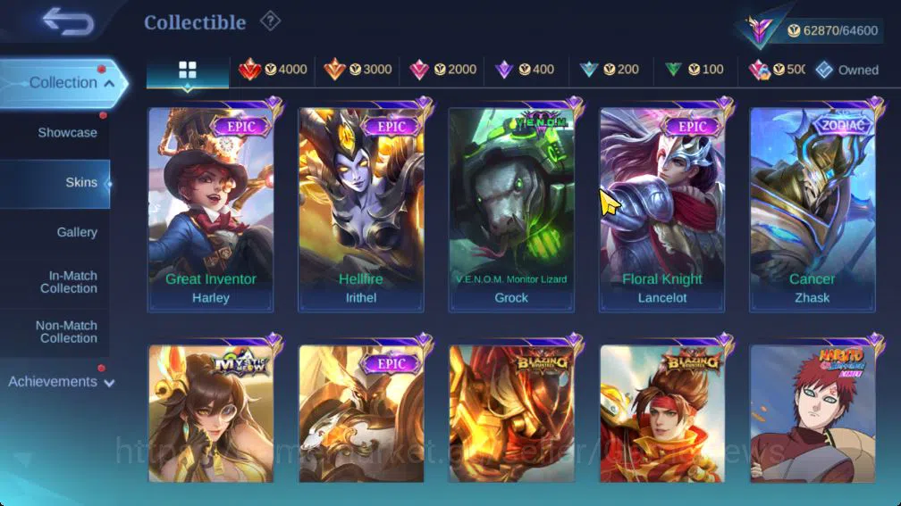 Mobile Legends: Bang Bang Accounts Hero 105|Skin 237|Granger Prime,Star Haya,LBox Zio image 9