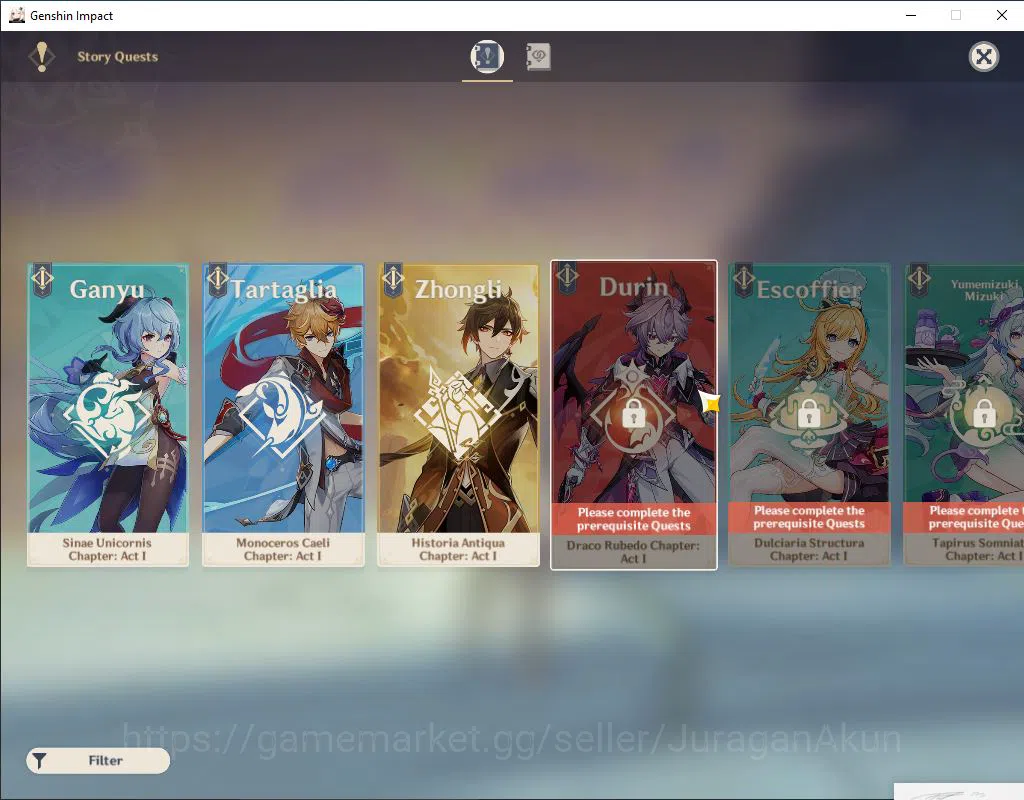 Genshin Impact Accounts ASIA | 45AR | 1 Limited +21 (*4Character)  +3 (*5W image 9