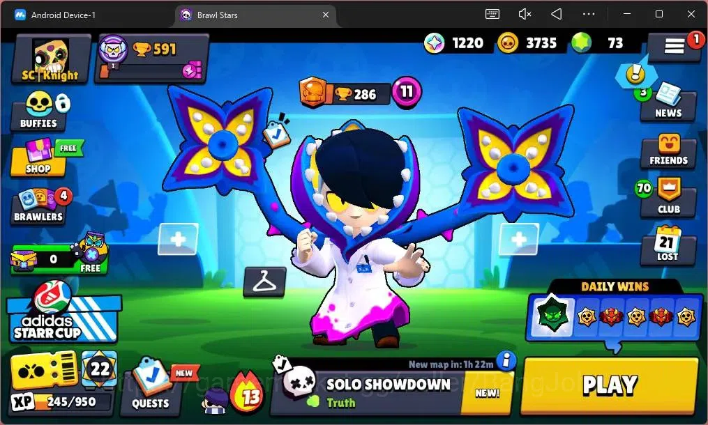 Brawl Stars Accounts Global |591 Trophy|13 Brawler|2 Max Hypercharge(Sh image 1