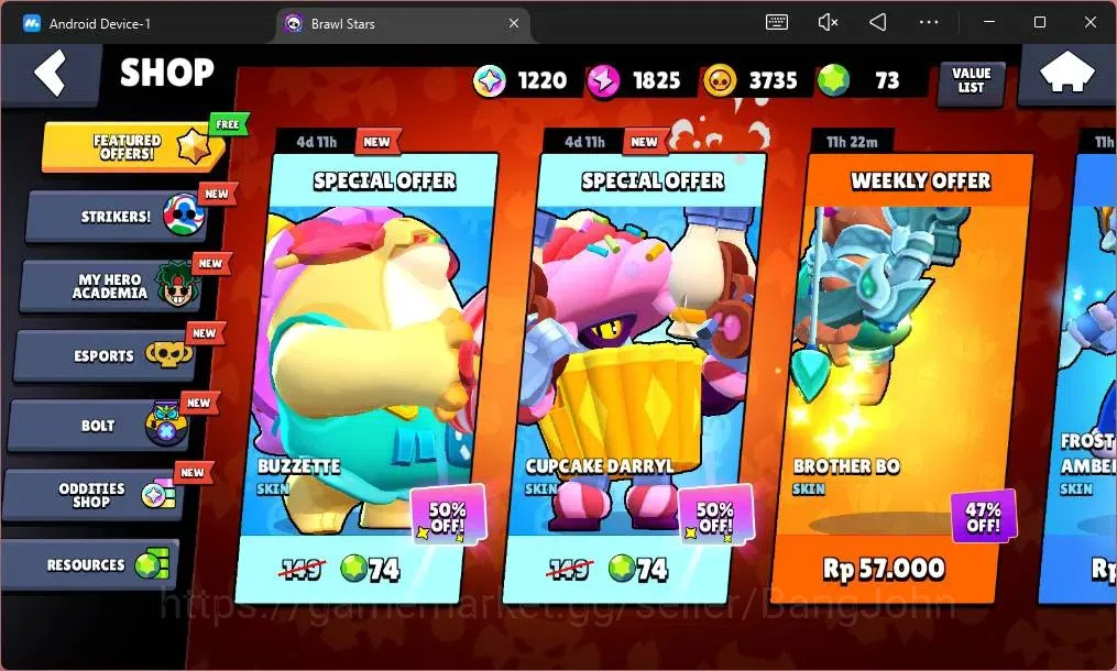 Brawl Stars Accounts Global |591 Trophy|13 Brawler|2 Max Hypercharge(Sh image 4