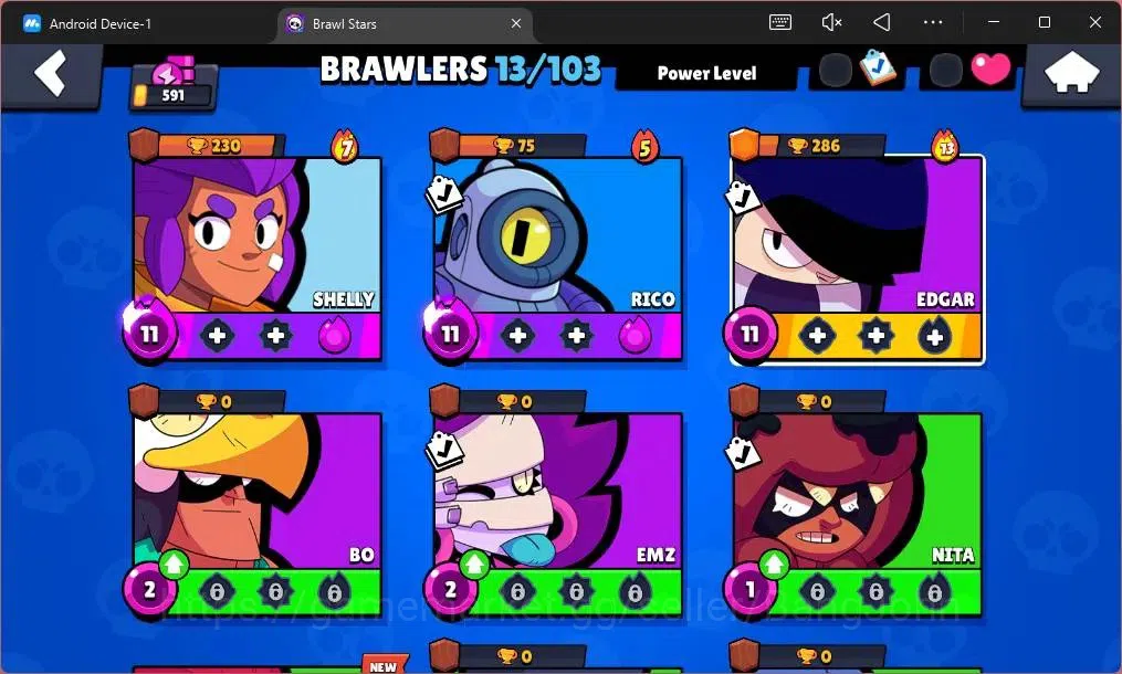 Brawl Stars Accounts Global |591 Trophy|13 Brawler|2 Max Hypercharge(Sh image 5