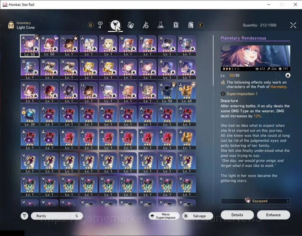 Honkai Star Rail Accounts Others Asia|TL 37|4 Limited|Rate On|Acheron,Ruan Mei,Danheng PT,Welt,Fu Xuan,Gepard Etc|Female 6