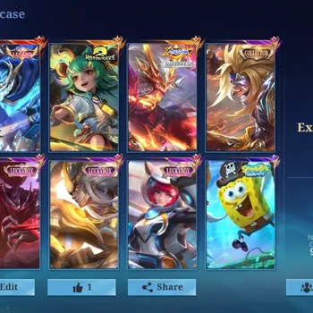 Mobile Legends: Bang Bang Accounts Collector Global|134H 354S|Exalted|Legend Gusion|Allstar Moskov|Mistbender