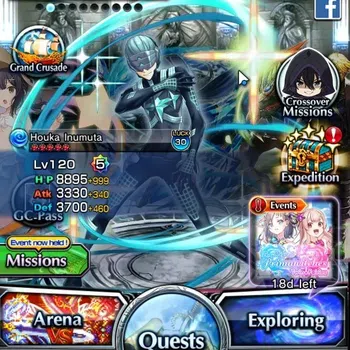 Grand Summoners Accounts End-Game Global|Rank 64|3 SP Art Garou,Isliid,Emiya|20 Ascend+11 TW|(H Inumuta,UP Roy,RR