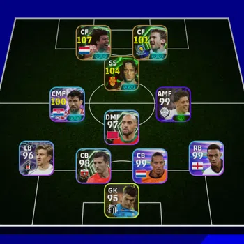 eFootball Accounts Starter 3063+ Ruud Gullit 108 I Shevchenko 102 I Totti 105 I Only Konami I