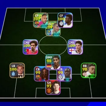 eFootball Accounts Others Android|PW 3093|New Epic Hazard,New Epic PE Aubameyang,Lionel Messi Show T|2026|Check SS EFB3418B