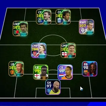 eFootball Accounts Legends & Iconic Players Android|8 Epic Gareth Bale X Naruto,Luis Figo,Gerrard,Shevchenko,Raul,Mikael