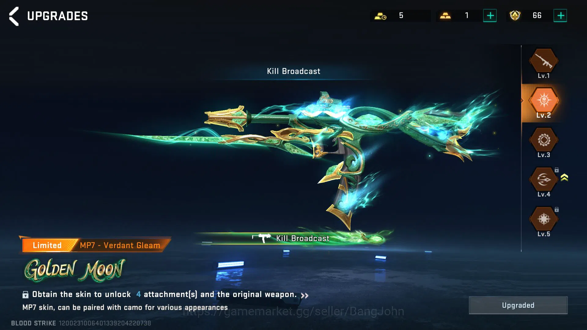Blood Strike Accounts [ASIA] Lvl 50 | Mythic | Eternal Zero Lv2 | Evo Lv image 10