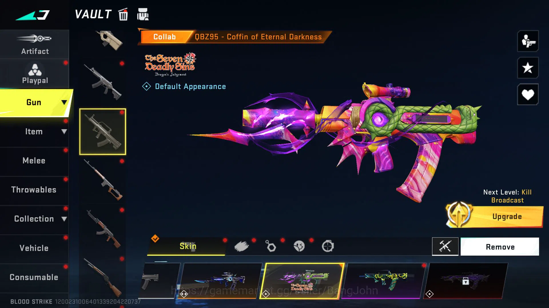 Blood Strike Accounts [ASIA] Lvl 50 | Mythic | Eternal Zero Lv2 | Evo Lv image 12