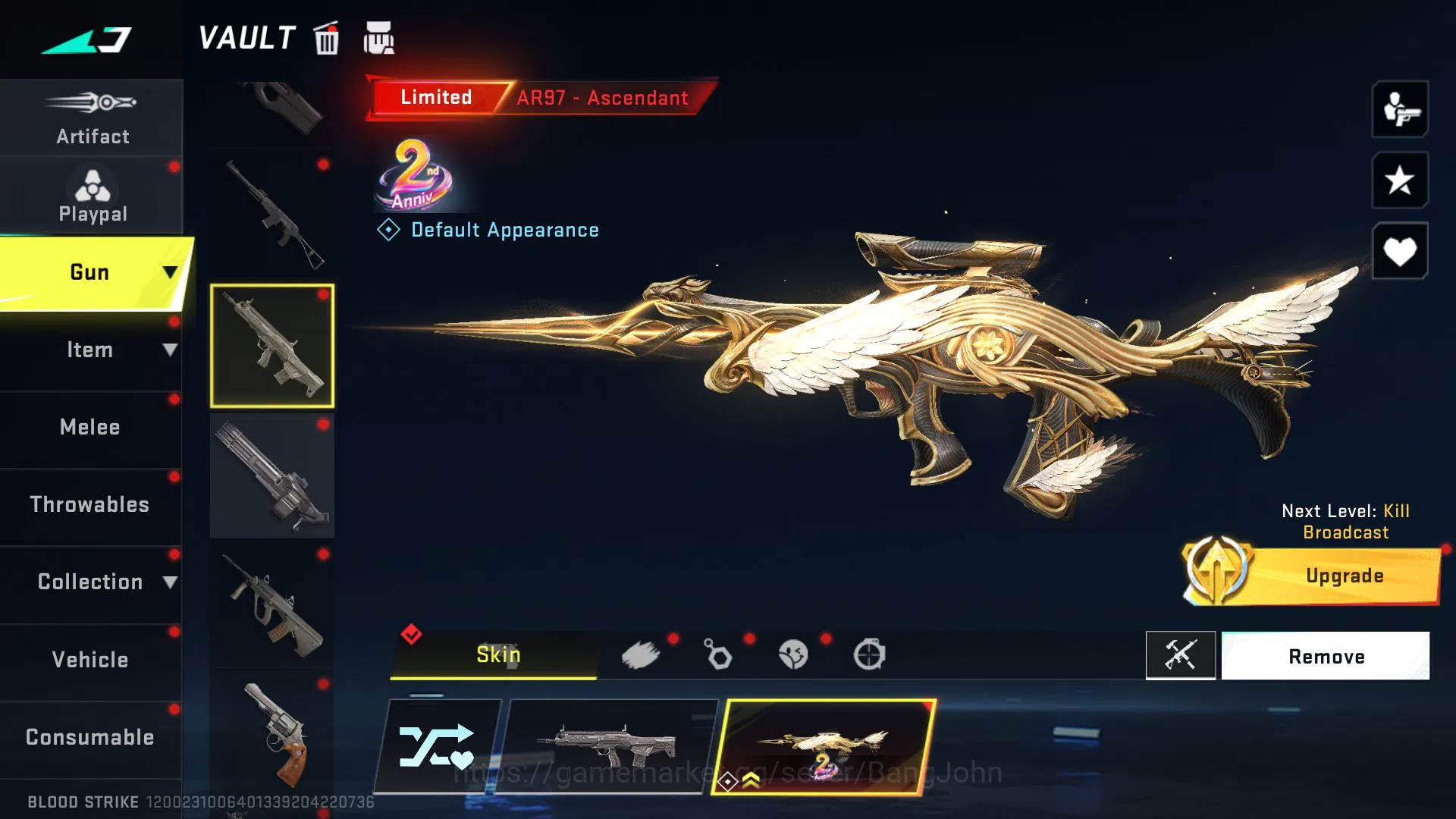 Blood Strike Accounts [ASIA] Lvl 50 | Mythic | Eternal Zero Lv2 | Evo Lv image 15