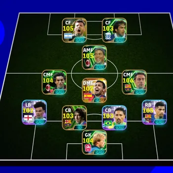 eFootball Accounts Legends & Iconic Players 4 MANAGER BOOSTER | COLECTIVE 3224+,BIGTIME RODRI x XAVI x KOUNDE x C PUYOL x