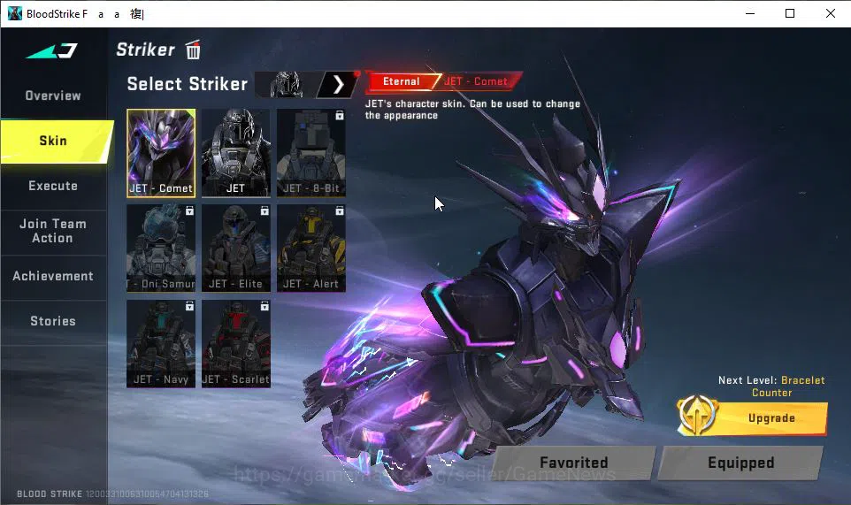 Blood Strike Accounts ASIA|ETERNAL[JET-COMET,M82-Pumpknight Lv2]|5 ULTRA image 3