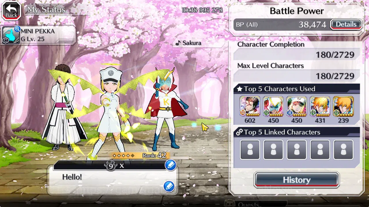 Bleach: Brave Souls Accounts [GLOBAL]6K Orbs+Fresh All Story|Liltoto TYBW26,Izu image 18