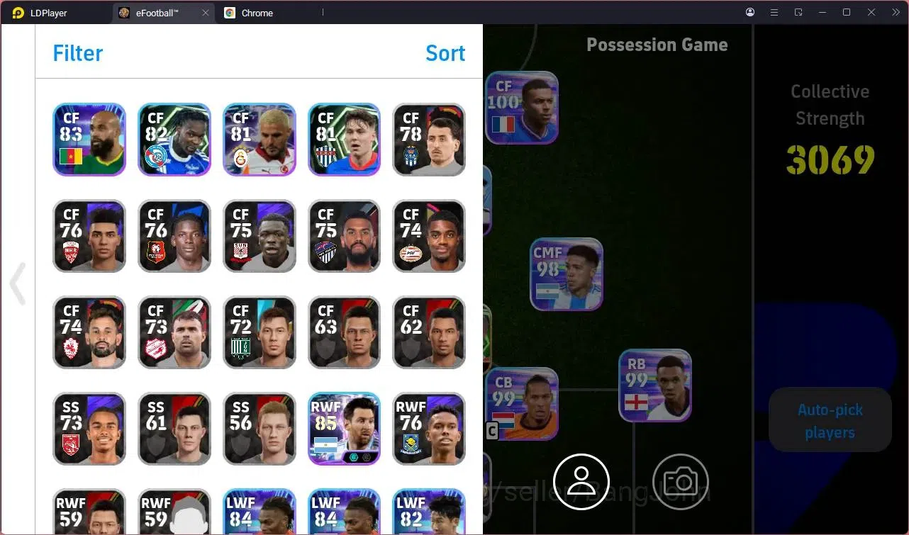 eFootball Accounts Mobile |PW 3069|Epic Alcantara,Gerrard,Shevchenko| image 2
