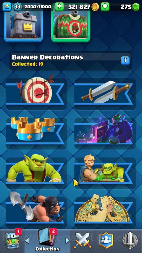 Clash Royale Accounts Starter Lvl 33|Trophy 6187|KTL 11|Card 109|6 Evo 1 Champ 17 Legend 33 Epic 30 Rare 29 Common|275 8