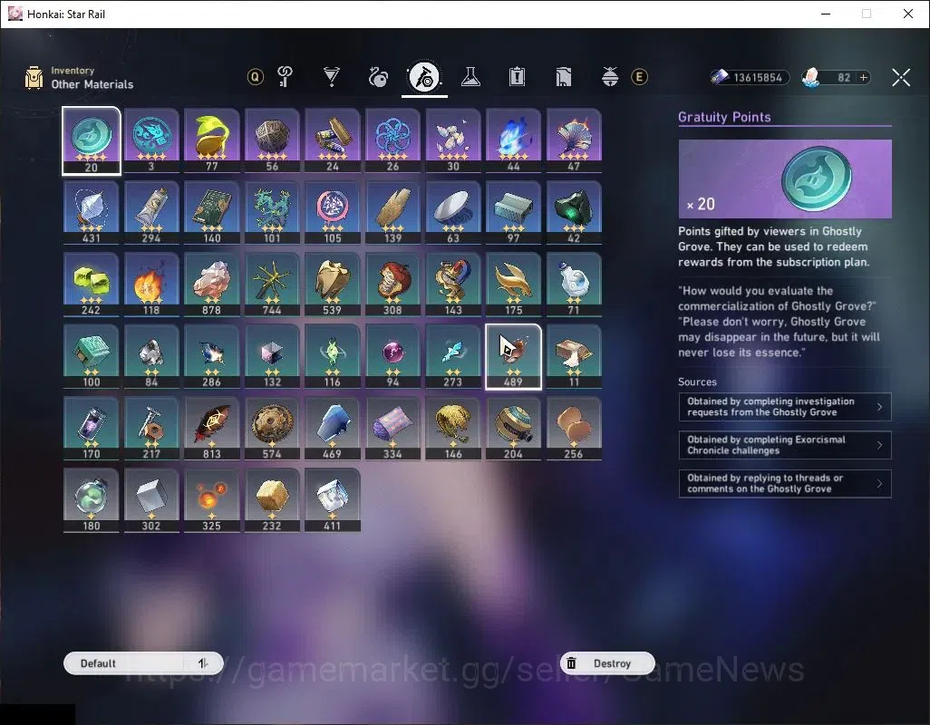 Honkai Star Rail Accounts Asia|TL 70|Casto Prem Team|16 Limited|[Castorice E image 12