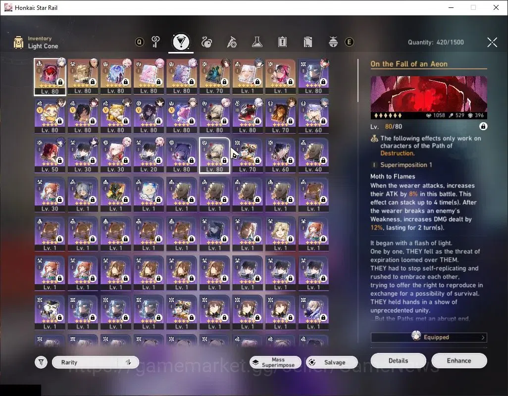 Honkai Star Rail Accounts Asia|TL 70|Casto Prem Team|16 Limited|[Castorice E image 7
