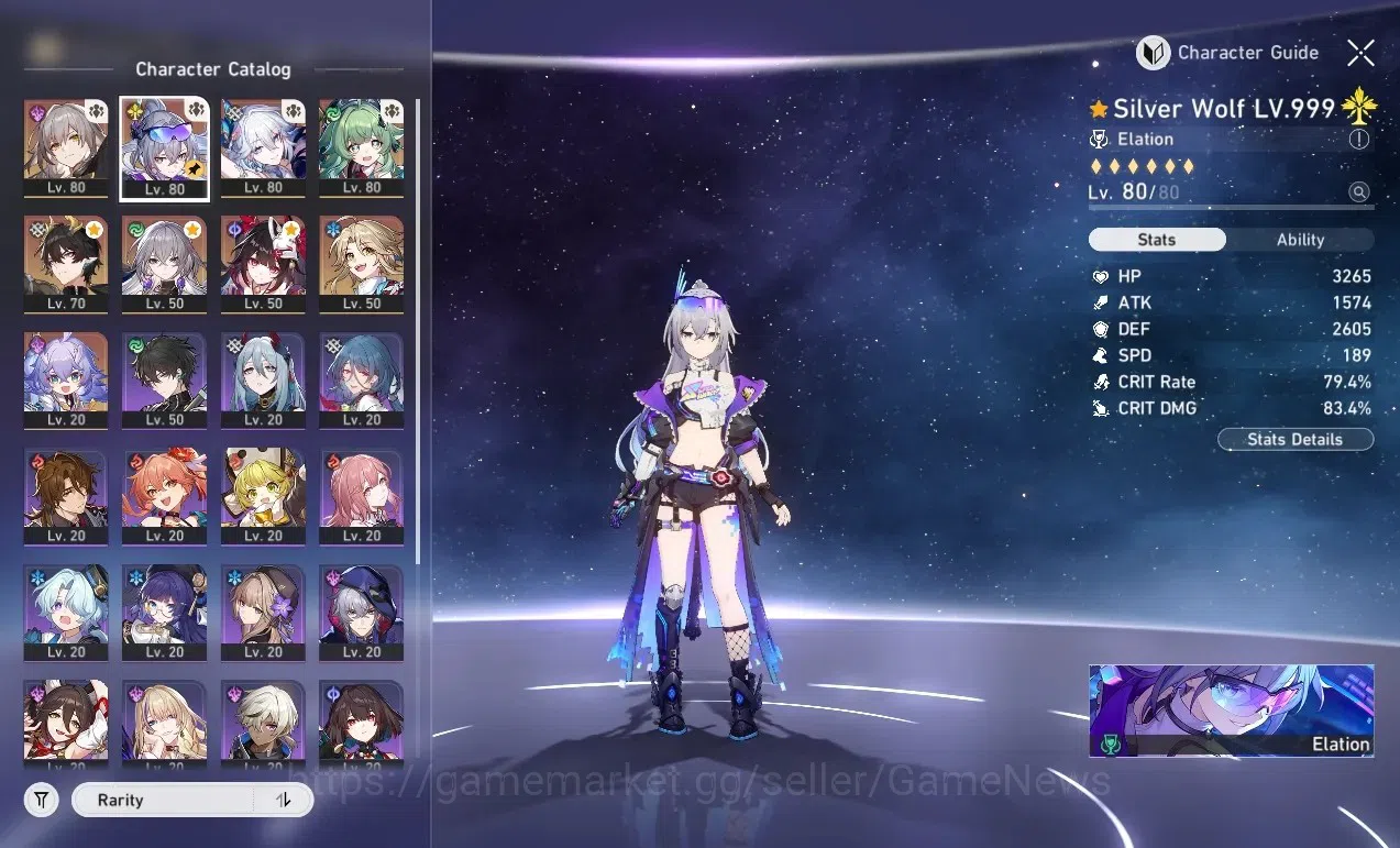 Honkai Star Rail Accounts Asia|TL60|1 Golden Company|5 Limited|[Silver Wolf  image 5