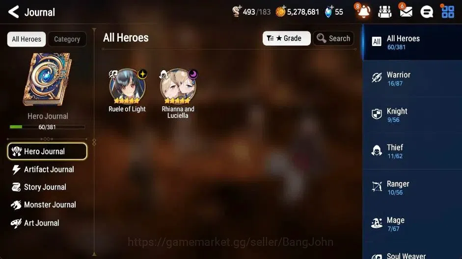 Epic Seven Accounts Global | Starter|2 ML(Rhianna & Luciella, Ruele of image 4