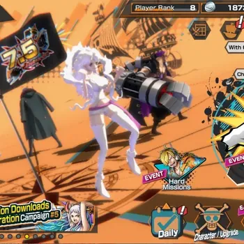 One Piece Bounty Rush Accounts Others Android | 5 EX|3 Max|PR 8|TFE St. Marcus Mars,FILM Z Zepyr,FWMF Jewelry Booney,Etc