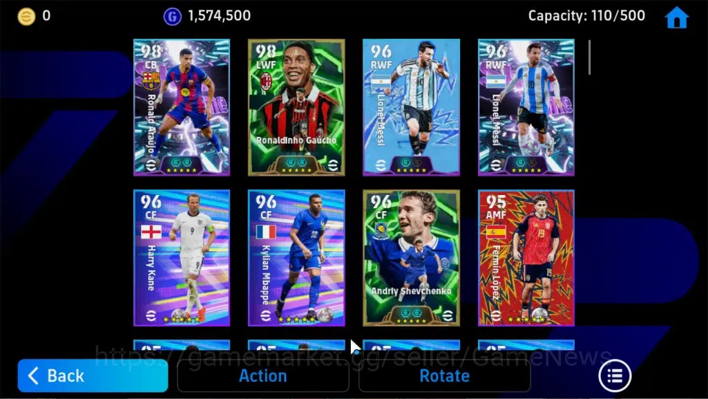 eFootball Accounts Legends & Iconic Players Android|Epic Ronaldinho,Raul,S.Gerrard,A.Shevchenko,ShowTime Ronald Araujo,TFFC 4