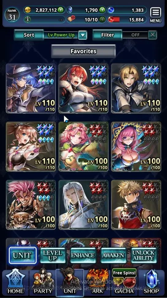 Last Cloudia Accounts Mid‑Game GLOBAL|Rank 31|Collab MushokuTensei(Roxy,Eris,Rudeus Greyrat)+(SM Sera,A 1