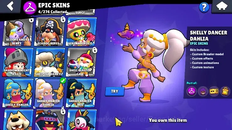 Brawl Stars Accounts Global | 2072 Thropy |22 Brawlers - 2 Max Lvl.(Nit image 11