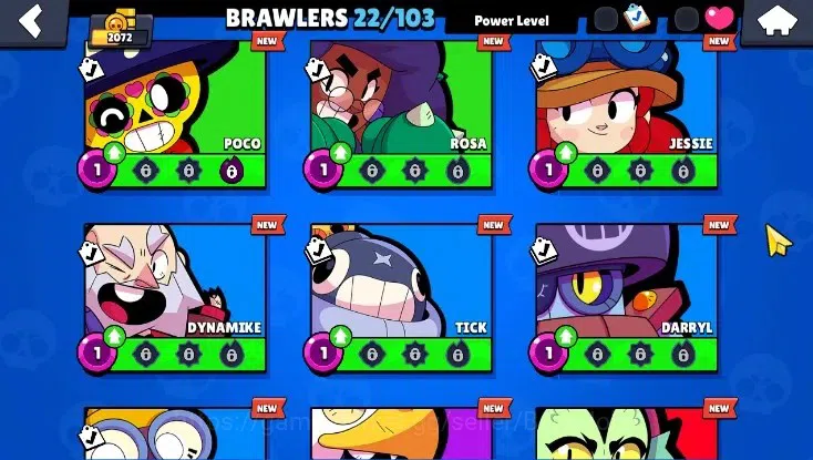 Brawl Stars Accounts Global | 2072 Thropy |22 Brawlers - 2 Max Lvl.(Nit image 6