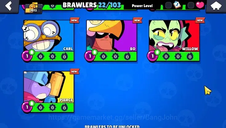 Brawl Stars Accounts Global | 2072 Thropy |22 Brawlers - 2 Max Lvl.(Nit image 7
