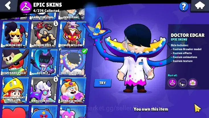 Brawl Stars Accounts Global | 2072 Thropy |22 Brawlers - 2 Max Lvl.(Nit image 8