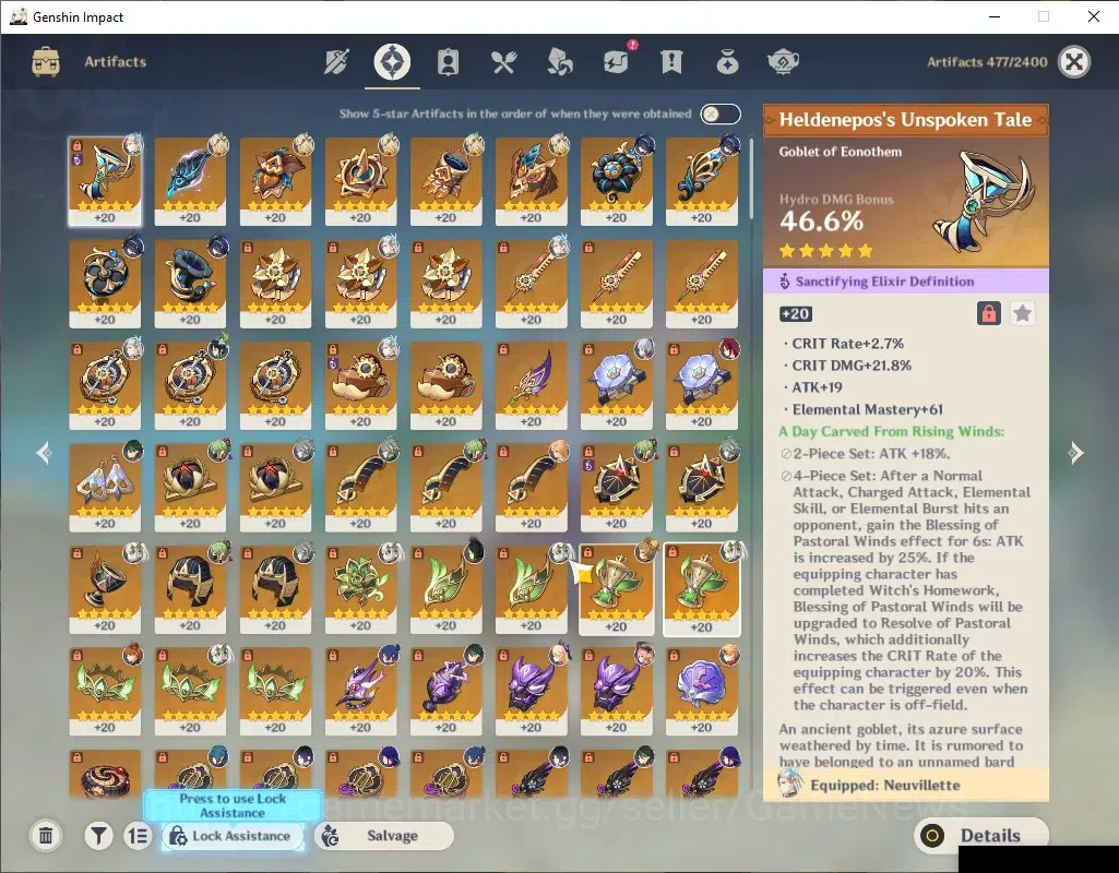 Genshin Impact Accounts ASIA|Endgame AR60|Lots of 5*Char|19 Limit+15(*5Wep image 13