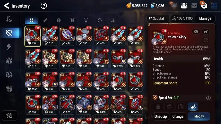 Epic Seven Accounts ASIA |35 ML(Zio,Straze,Salome,F Cecilia,A Ravi Etc image 19