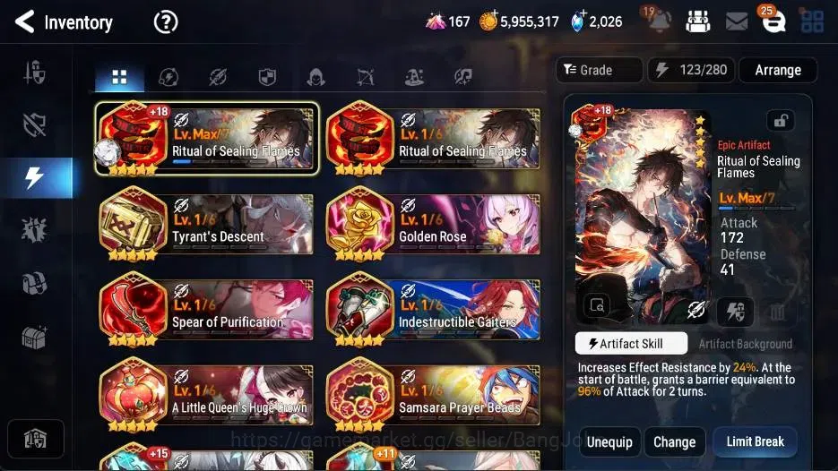 Epic Seven Accounts ASIA |35 ML(Zio,Straze,Salome,F Cecilia,A Ravi Etc image 20